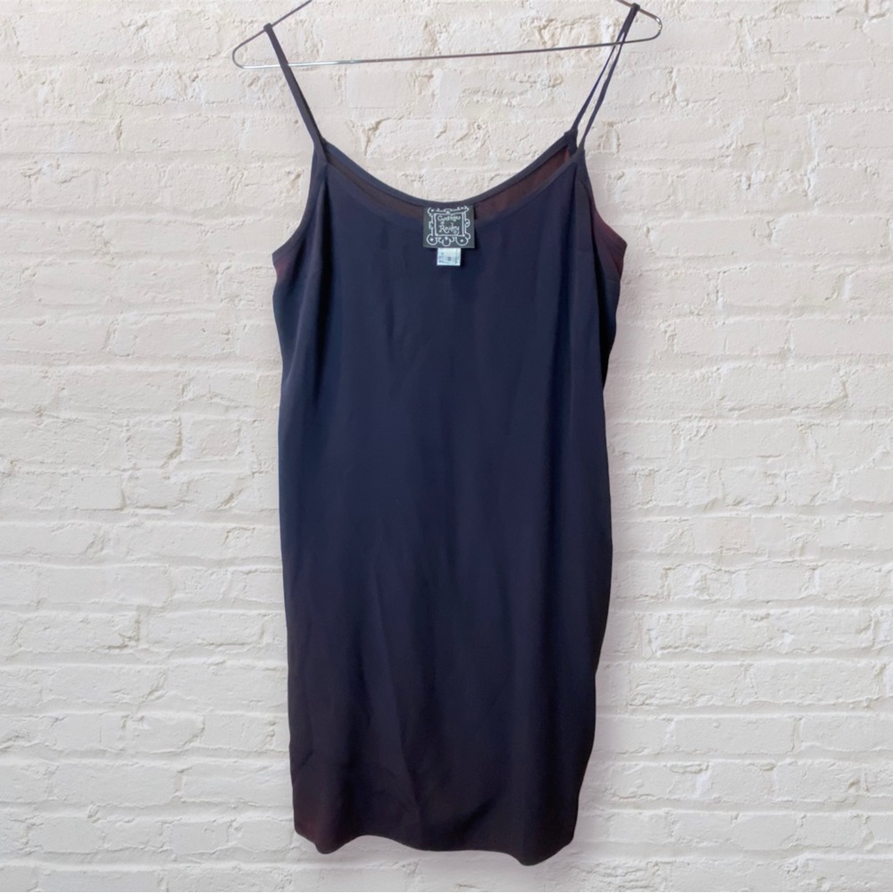 VTG 90s Cynthia Rowley Purple Slip Dress Sz 8